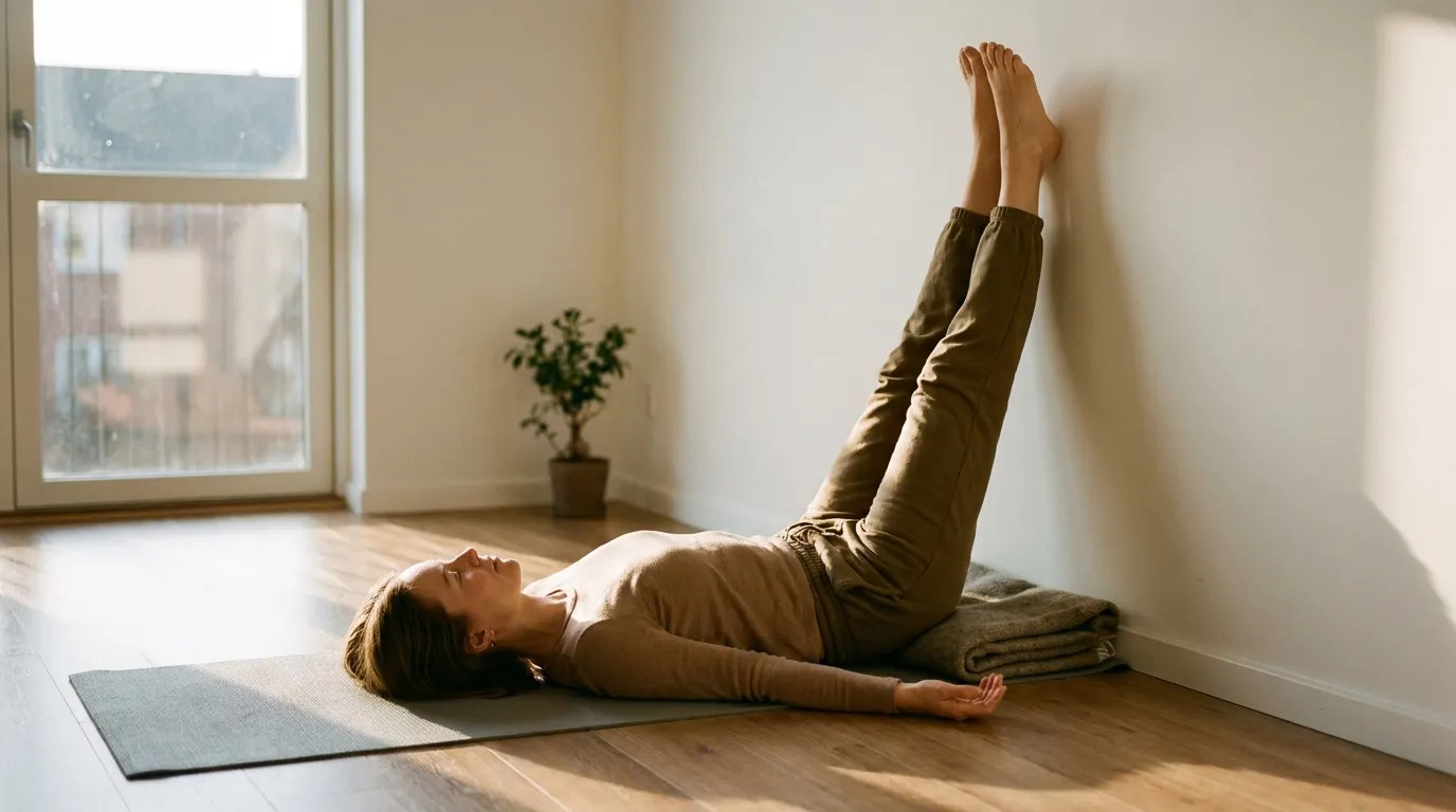 Joga na zmęczone nogi — 7 pozycji, które odciążają